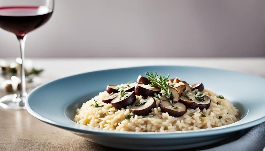 best wine for mushroom risotto
