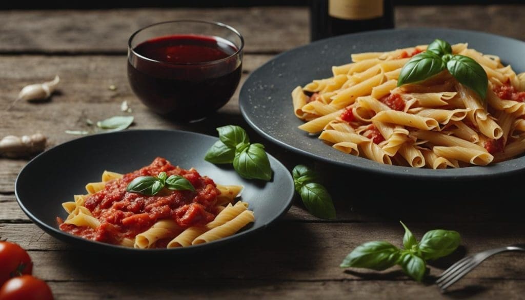 pairing wine with pasta