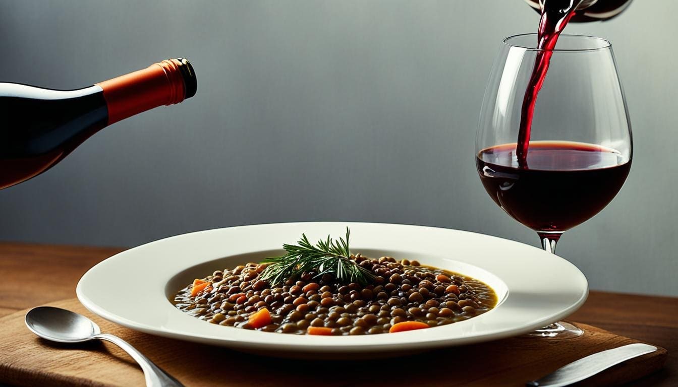 wine pairing with lentils