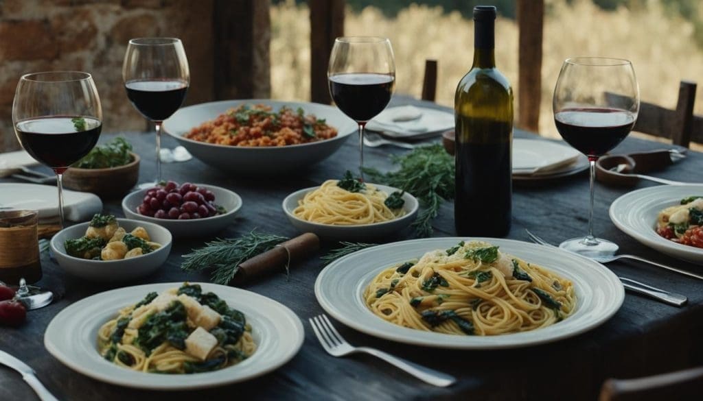 wine pairing with pasta dishes