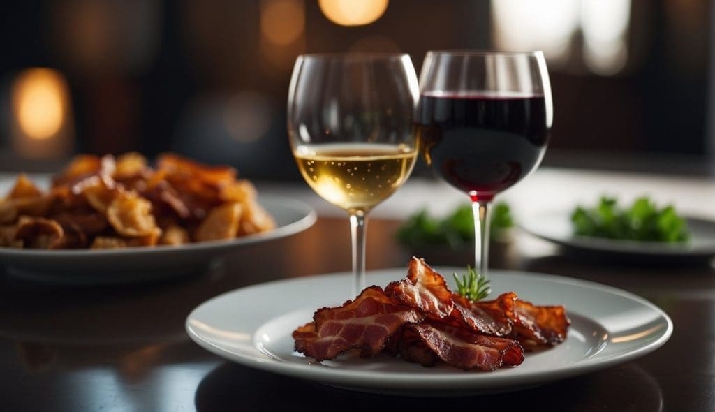 wine pairing with bacon