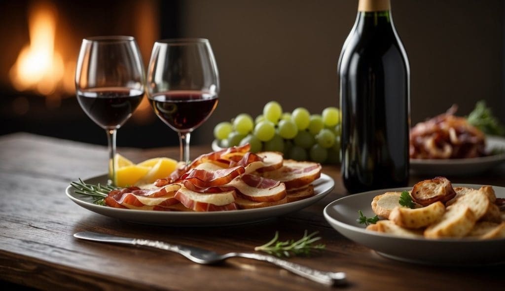 wine pairing with bacon

