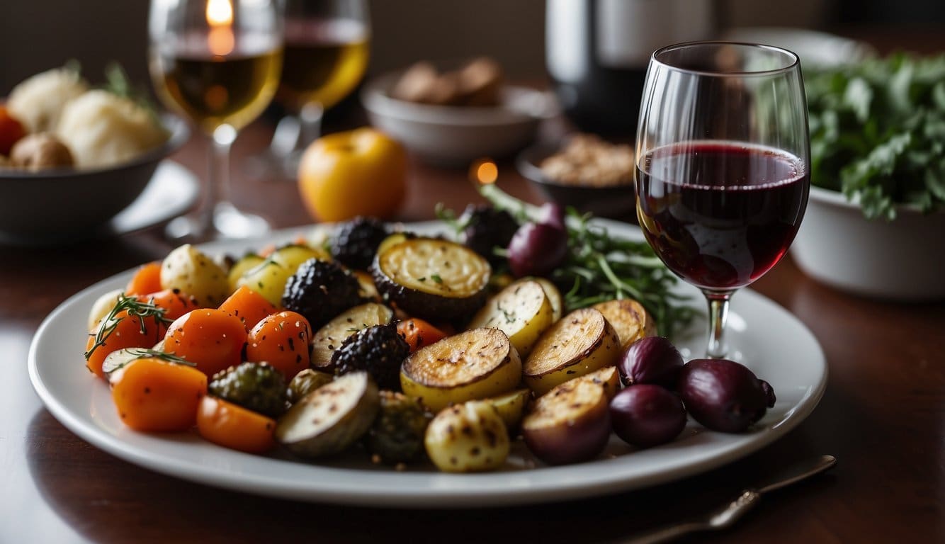 wine pairing with roasted vegetables
