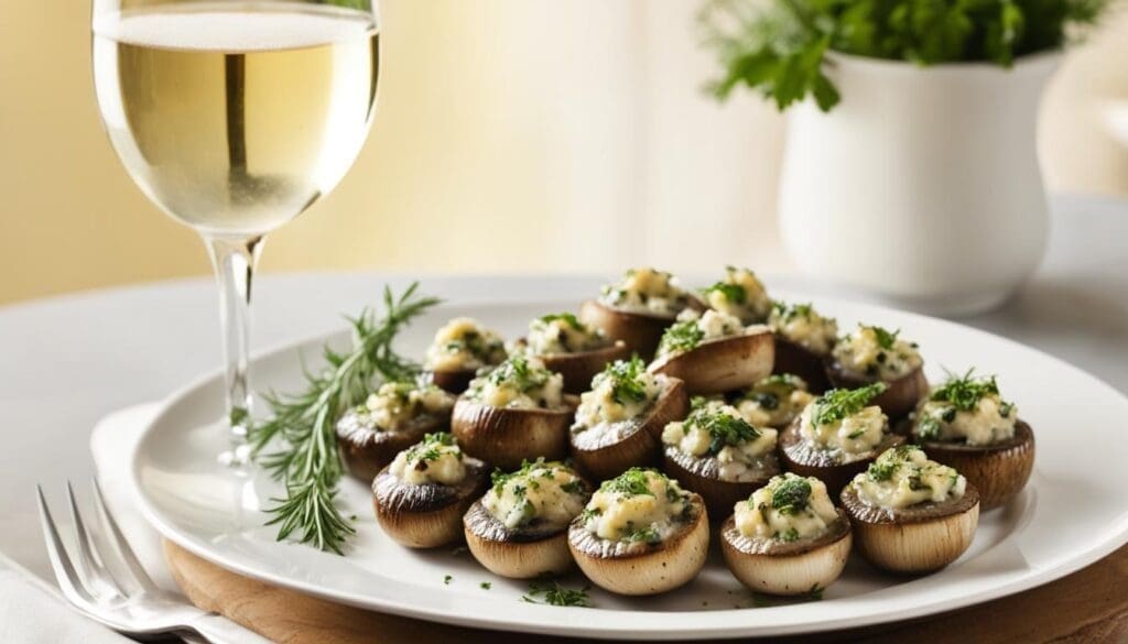 Prosecco and mushrooms pairing