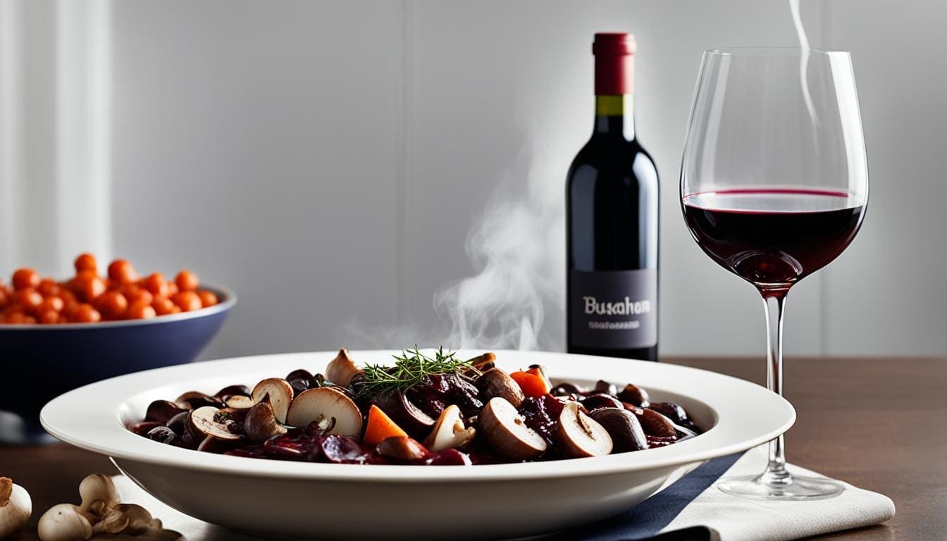 red wine for mushroom bourguignon